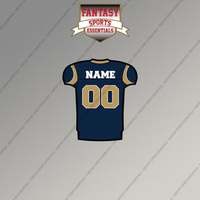2000s St. Louis Rams Personalized Home Jersey Magnets