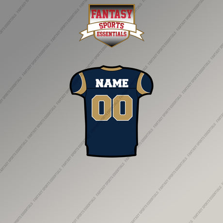 2000s St. Louis Rams Personalized Home Jersey Magnets