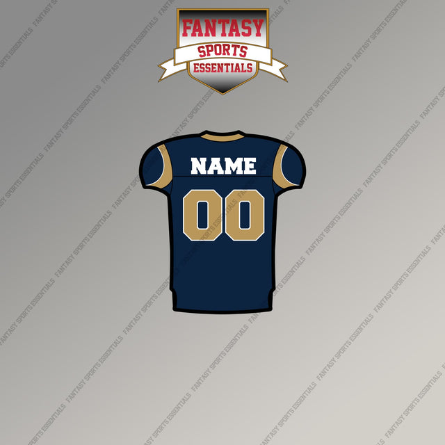 2000s St. Louis Rams Personalized Home Jersey Magnets