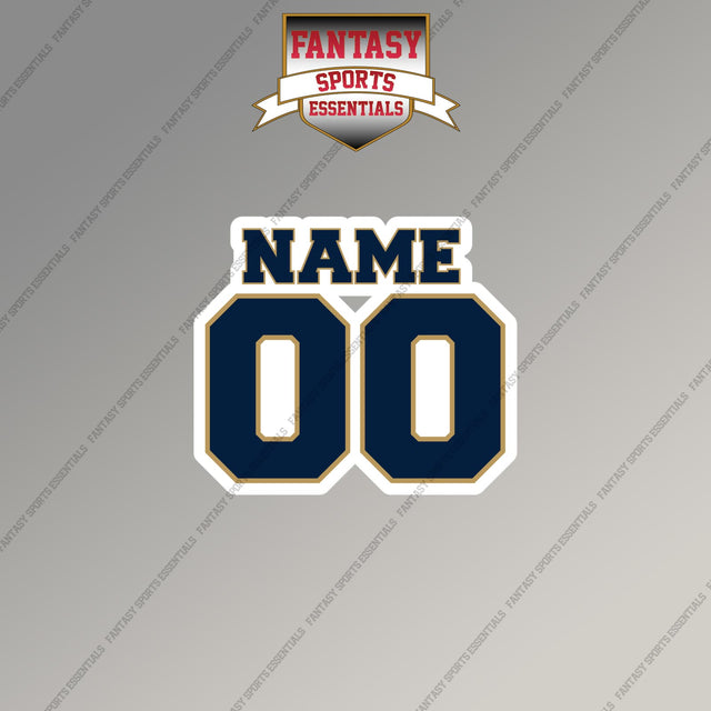 2000s St. Louis Rams Personalized Name and Number Magnets