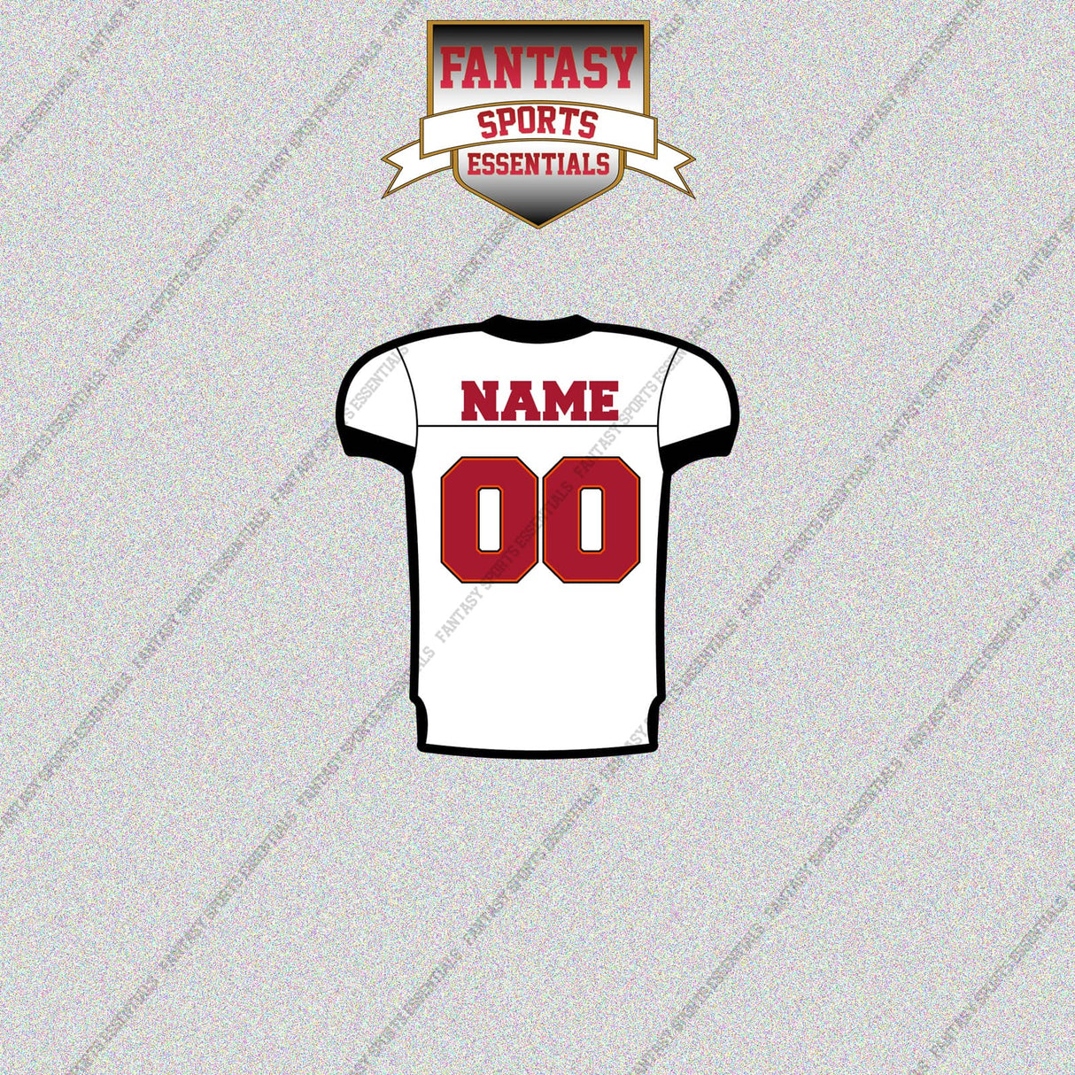 2000s Tampa Bay Buccaneers Personalized Away Jersey Glossy Stickers