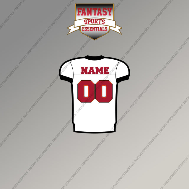 2000s Tampa Bay Buccaneers Personalized Away Jersey Magnets