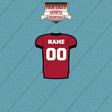 2000s Tampa Bay Buccaneers Personalized Home Jersey Car Decals
