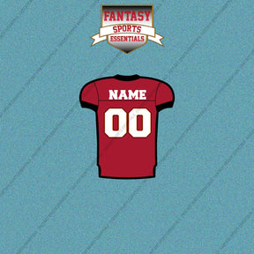 2000s Tampa Bay Buccaneers Personalized Home Jersey Car Decals