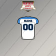 2000s Tennessee Titans Personalized Away Jersey Magnets