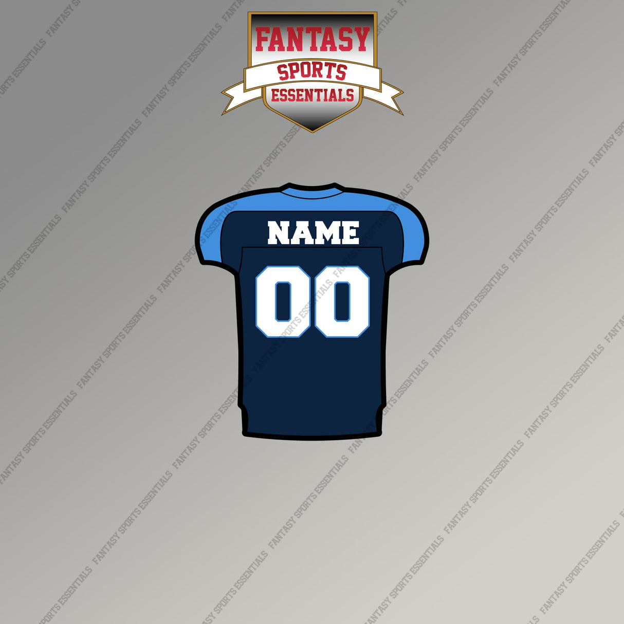 2000s Tennessee Titans Personalized Home Jersey Magnets