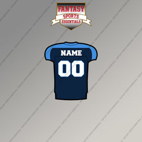 2000s Tennessee Titans Personalized Home Jersey Magnets