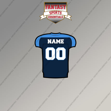 2000s Tennessee Titans Personalized Home Jersey Magnets
