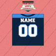 2000s Tennessee Titans Personalized Home Jersey Wall Art Prints