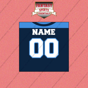 2000s Tennessee Titans Personalized Home Jersey Wall Art Prints