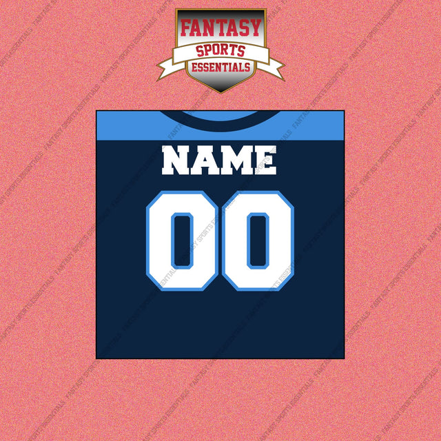 2000s Tennessee Titans Personalized Home Jersey Wall Art Prints