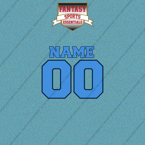 2000s Tennessee Titans Personalized Name and Number Car Decals