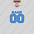 2000s Tennessee Titans Personalized Name and Number Glossy Stickers
