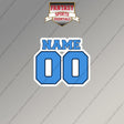 2000s Tennessee Titans Personalized Name and Number Magnets
