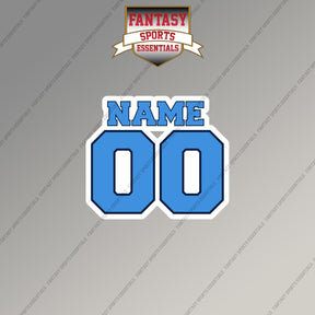 2000s Tennessee Titans Personalized Name and Number Magnets