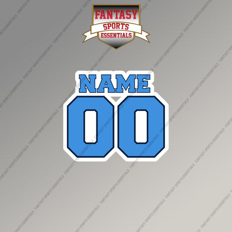 2000s Tennessee Titans Personalized Name and Number Magnets