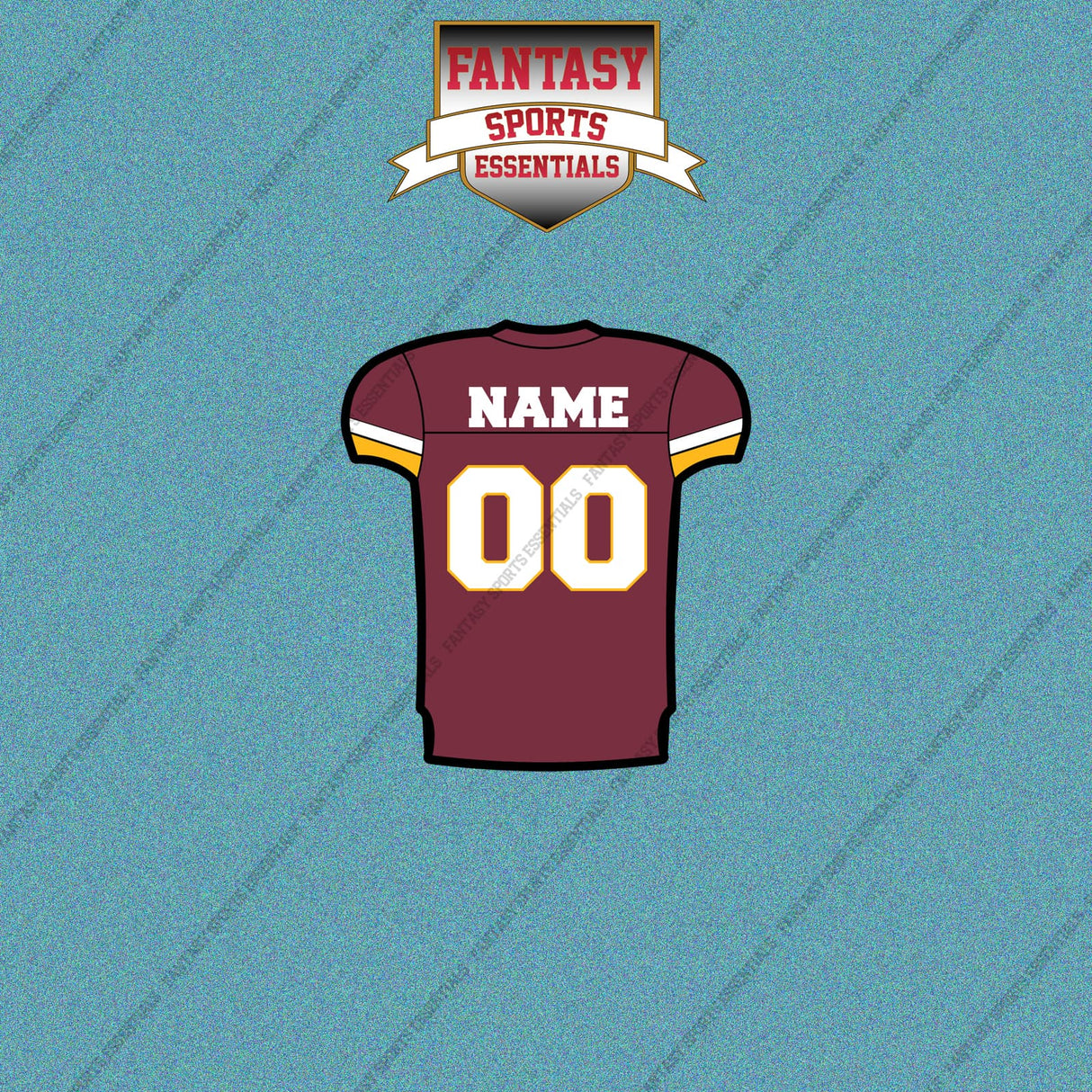 2000s Washington Redskins Personalized Home Jersey Car Decals