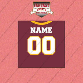 2000s Washington Redskins Personalized Home Jersey Wall Art Prints
