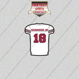 2026 Arizona Cardinals Away Jersey Glossy Stickers