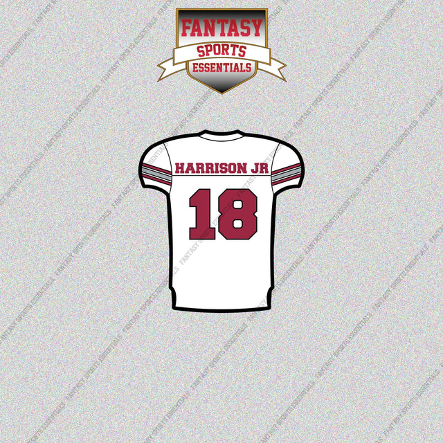 2026 Arizona Cardinals Away Jersey Glossy Stickers