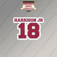 2026 Arizona Cardinals Name and Number Magnets
