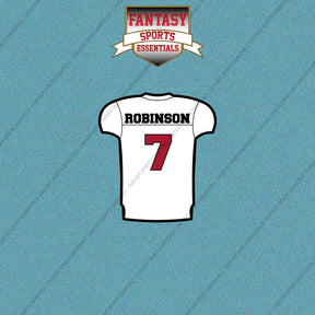2026 Atlanta Falcons Away Jersey Car Decals