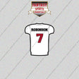 2026 Atlanta Falcons Away Jersey Glossy Stickers