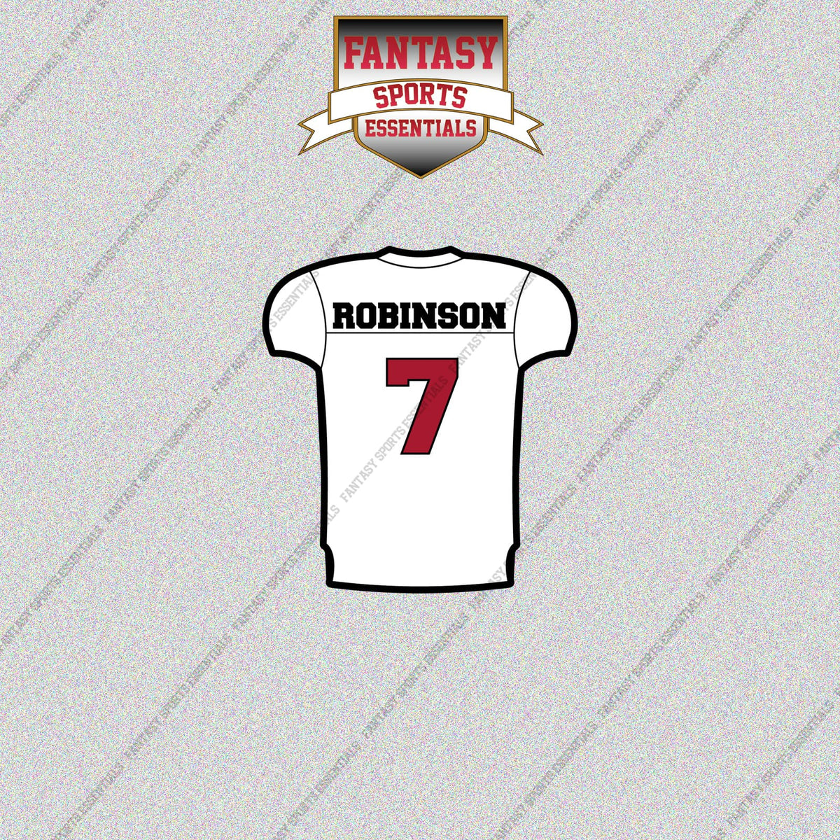 2026 Atlanta Falcons Away Jersey Glossy Stickers