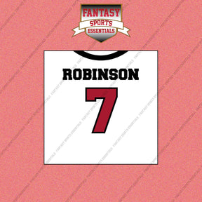 2026 Atlanta Falcons Away Jersey Wall Art Prints