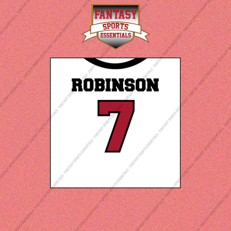 2026 Atlanta Falcons Away Jersey Wall Art Prints