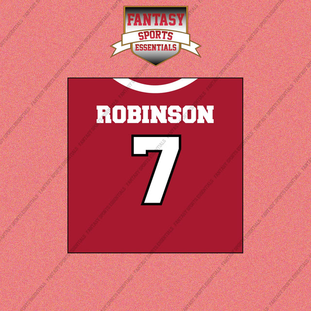 2026 Atlanta Falcons Home Jersey Wall Art Prints
