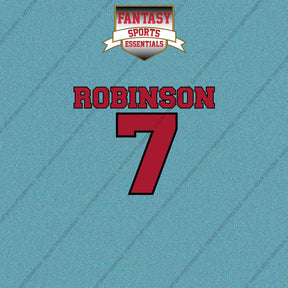 2026 Atlanta Falcons Name and Number Car Decals