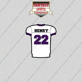 2026 Baltimore Ravens Away Jersey Glossy Stickers