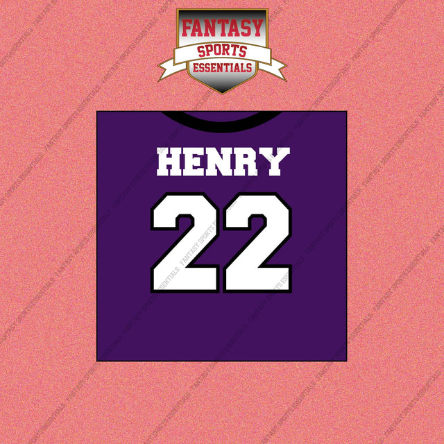 2026 Baltimore Ravens Home Jersey Wall Art Prints