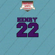 2026 Baltimore Ravens Name and Number Car Decals