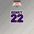 2026 Baltimore Ravens Name and Number Magnets