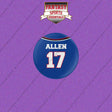 2026 Buffalo Bills Home Jersey Buttons