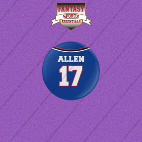2026 Buffalo Bills Home Jersey Buttons