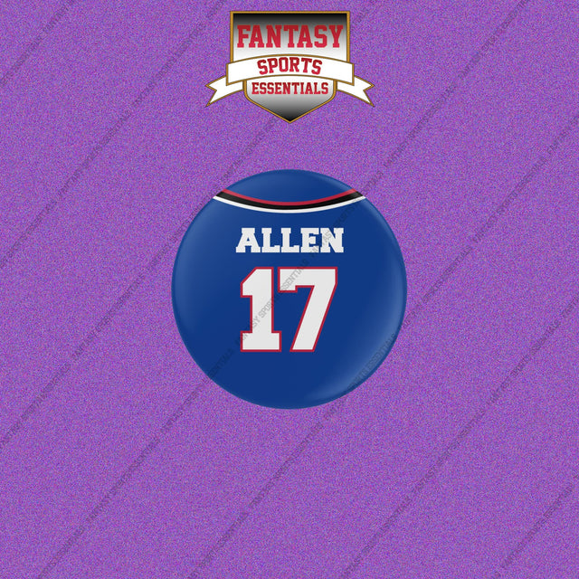 2026 Buffalo Bills Home Jersey Buttons
