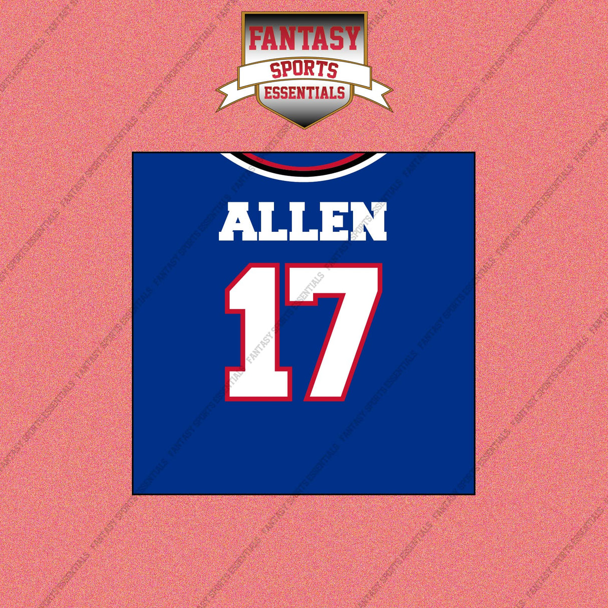 2026 Buffalo Bills Home Jersey Wall Art Prints