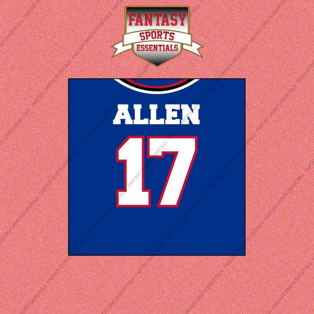 2026 Buffalo Bills Home Jersey Wall Art Prints