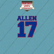 2026 Buffalo Bills Name and Number Car Decals