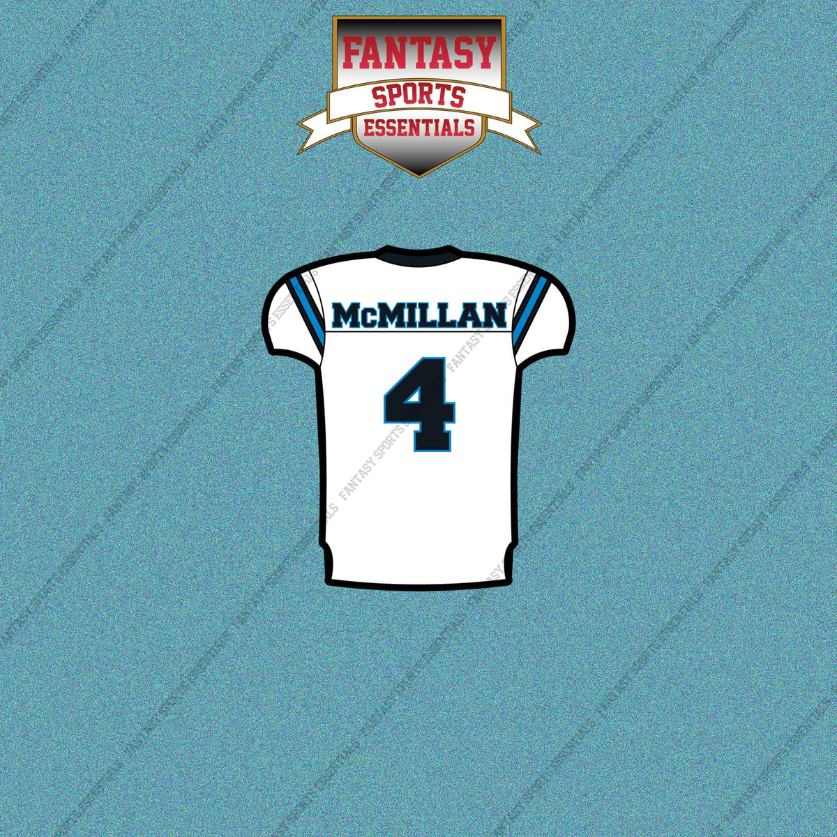 2026 Carolina Panthers Away Jersey Car Decals