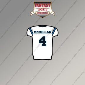 2026 Carolina Panthers Away Jersey Magnets