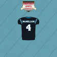 2026 Carolina Panthers Home Jersey Car Decals