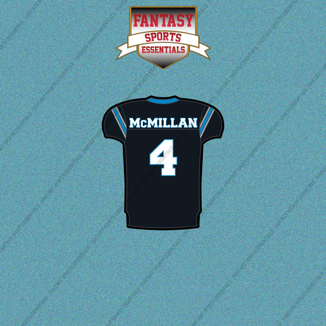 2026 Carolina Panthers Home Jersey Car Decals