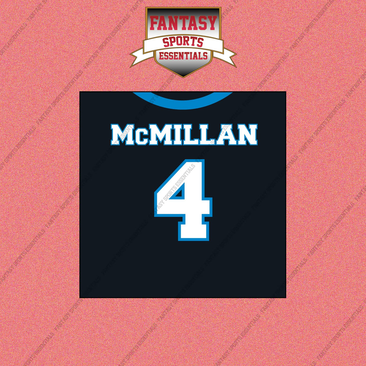 2026 Carolina Panthers Home Jersey Wall Art Prints