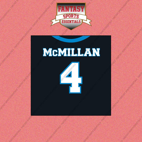 2026 Carolina Panthers Home Jersey Wall Art Prints