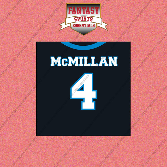 2026 Carolina Panthers Home Jersey Wall Art Prints