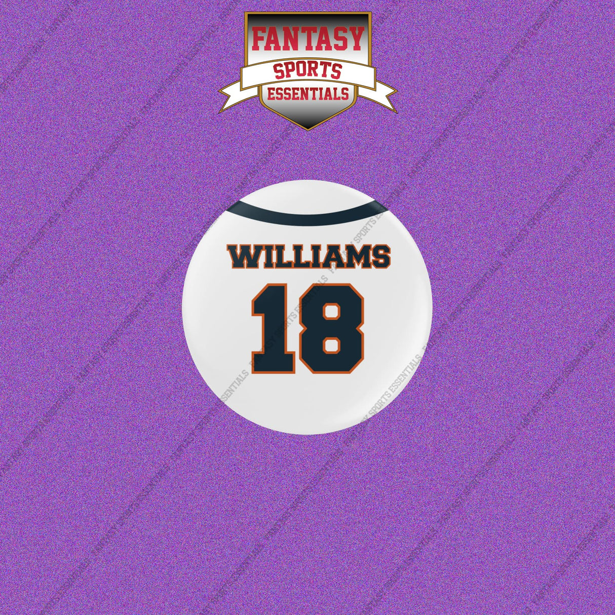 2026 Chicago Bears Away Jersey Buttons
